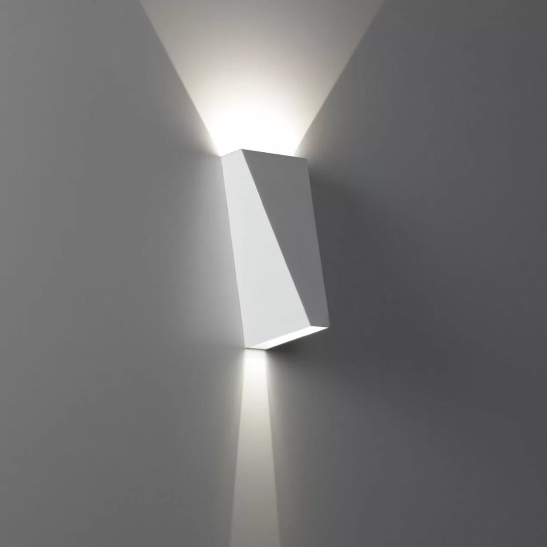 Facet White Wall light
