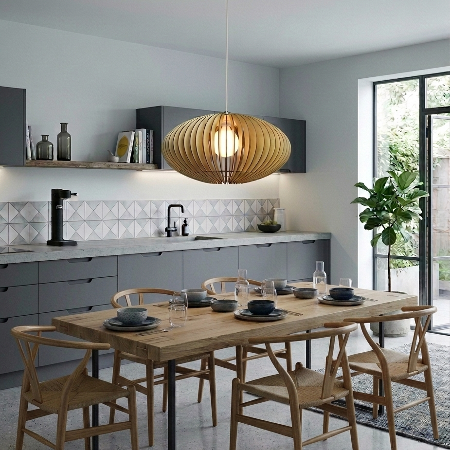Bach Oval Pendant Natural
