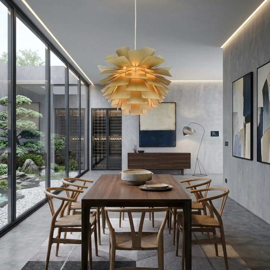 The Artichoke Grand Pendant
