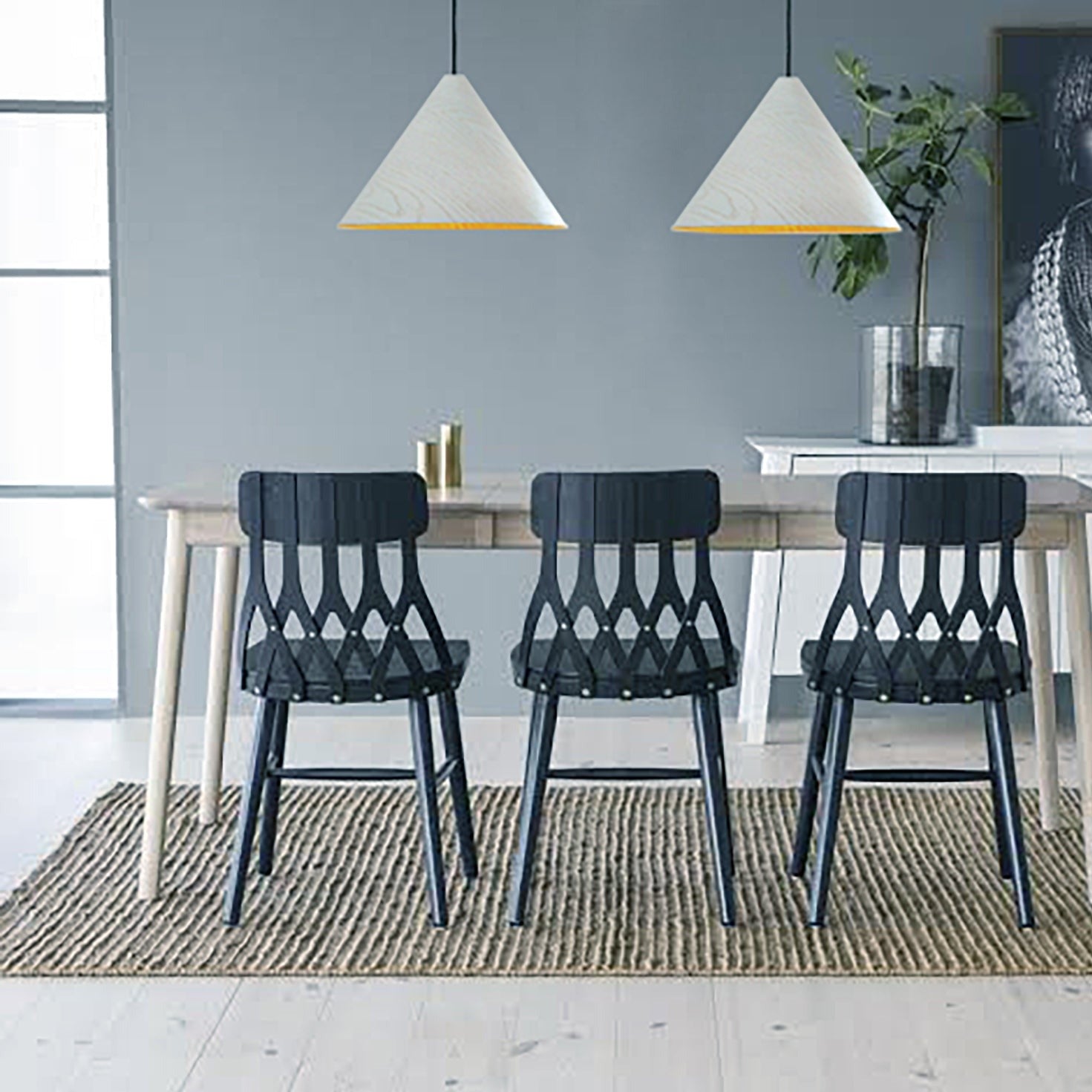 Basswood White pendant