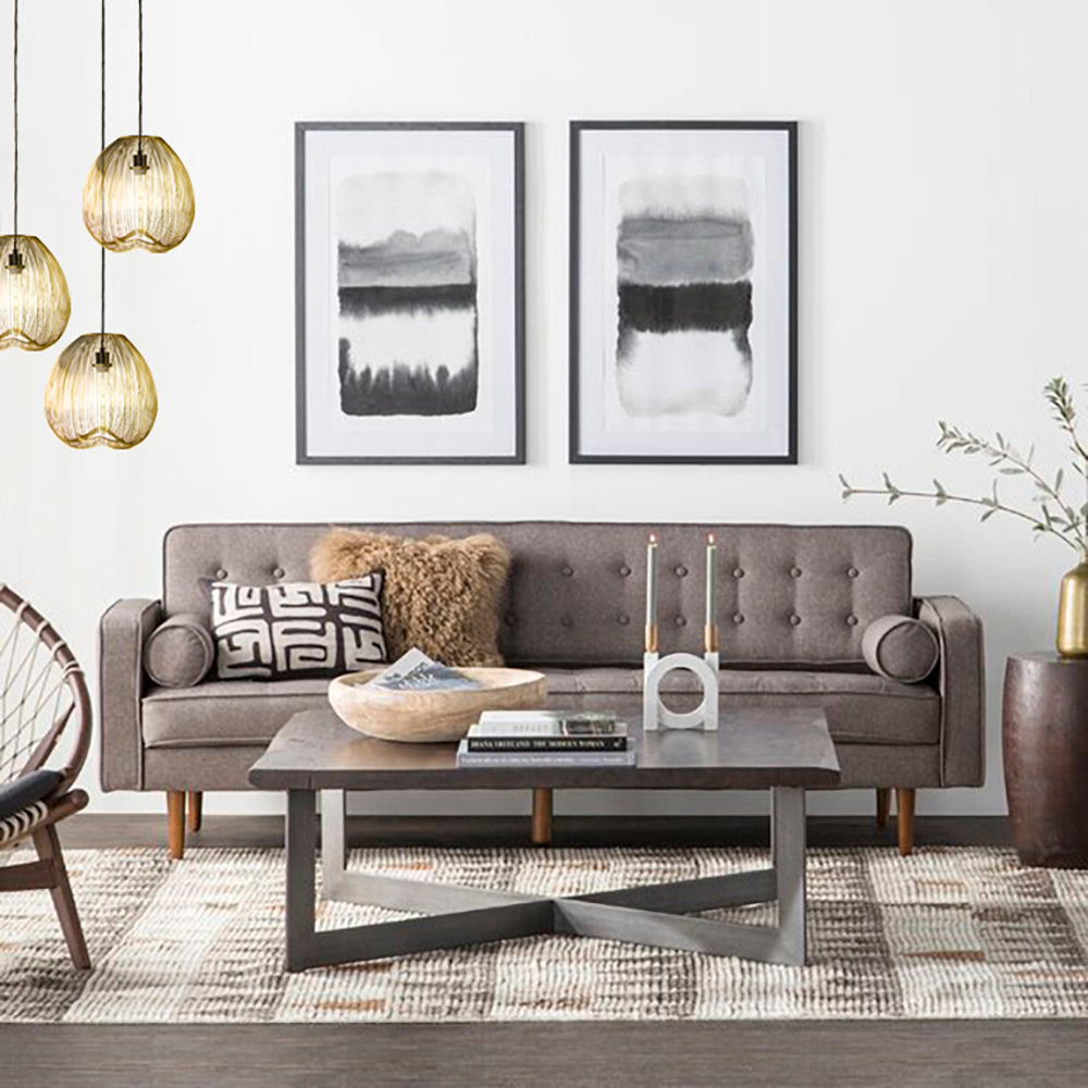 Cage 25 Brass Pendant