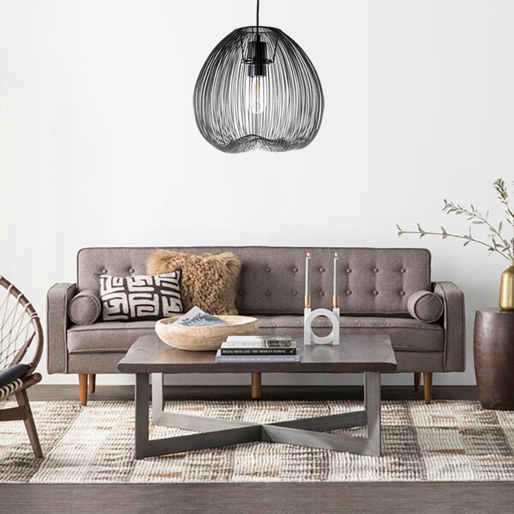 Cage 35  Black pendant