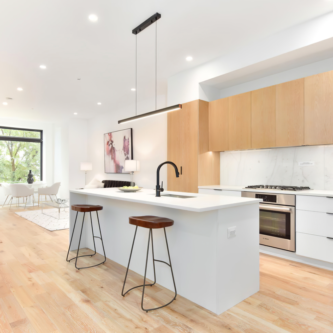 Mumu Black 1200 LED Pendant light