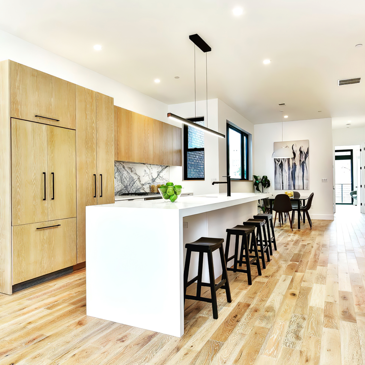 Mumu Black 1200 LED Pendant light