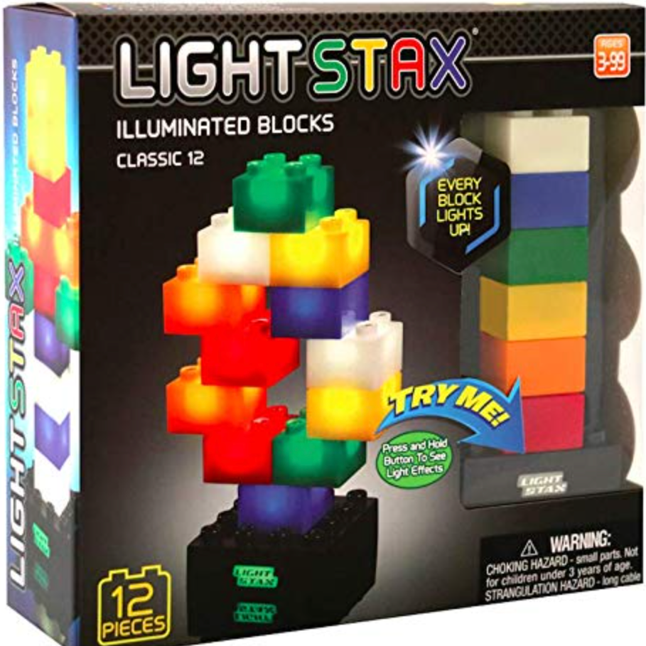 LightSTAX Junior Classic LED Blocks | 12 Piece Set | UBERCOOL NZ