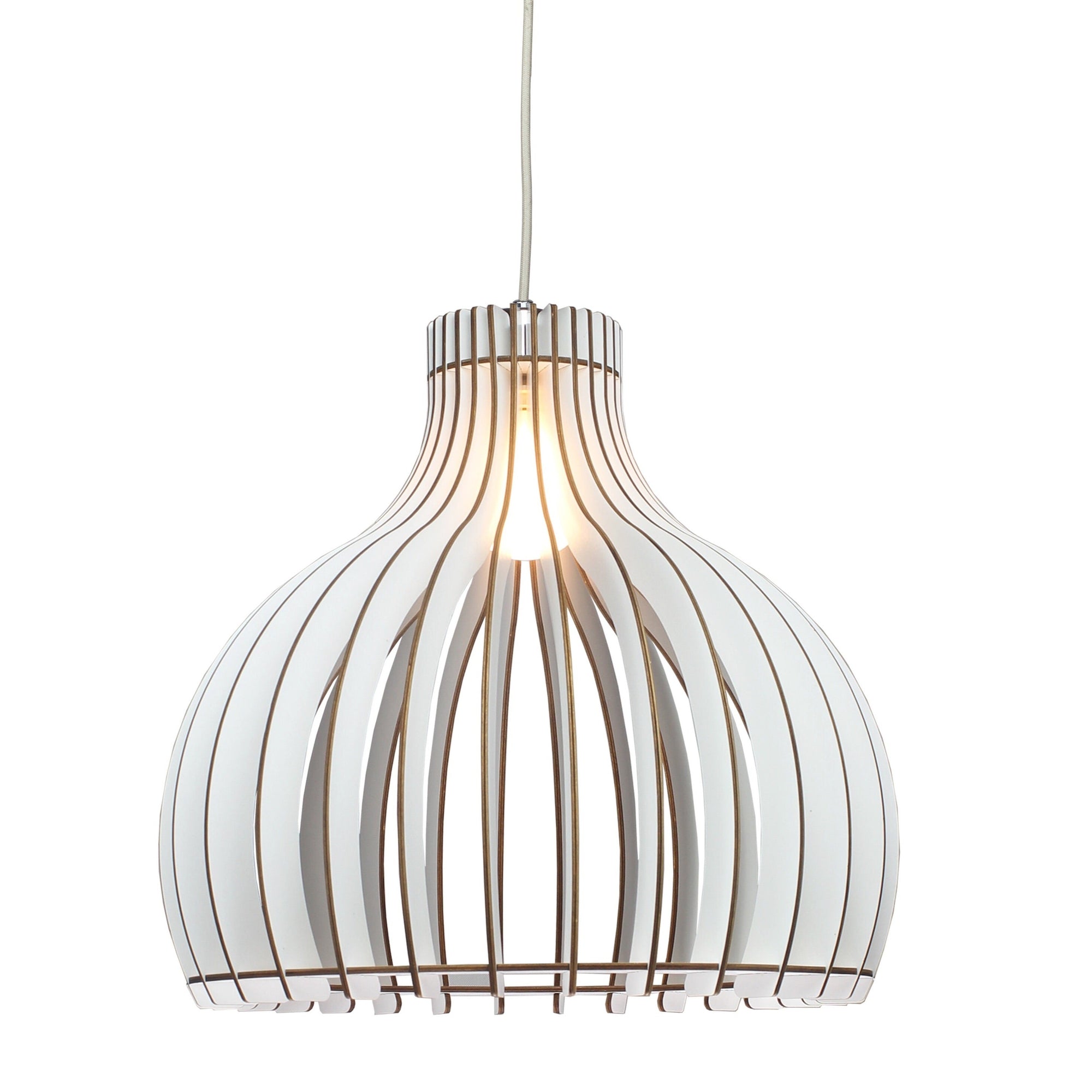 Bach Curve White Pendant