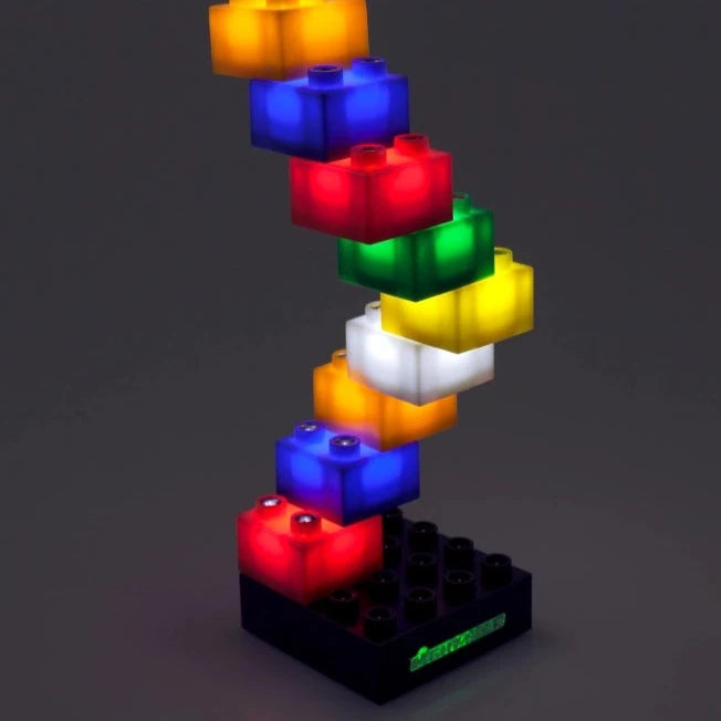 LightSTAX Junior Classic LED Illuminated Blocks, 12 Pieces