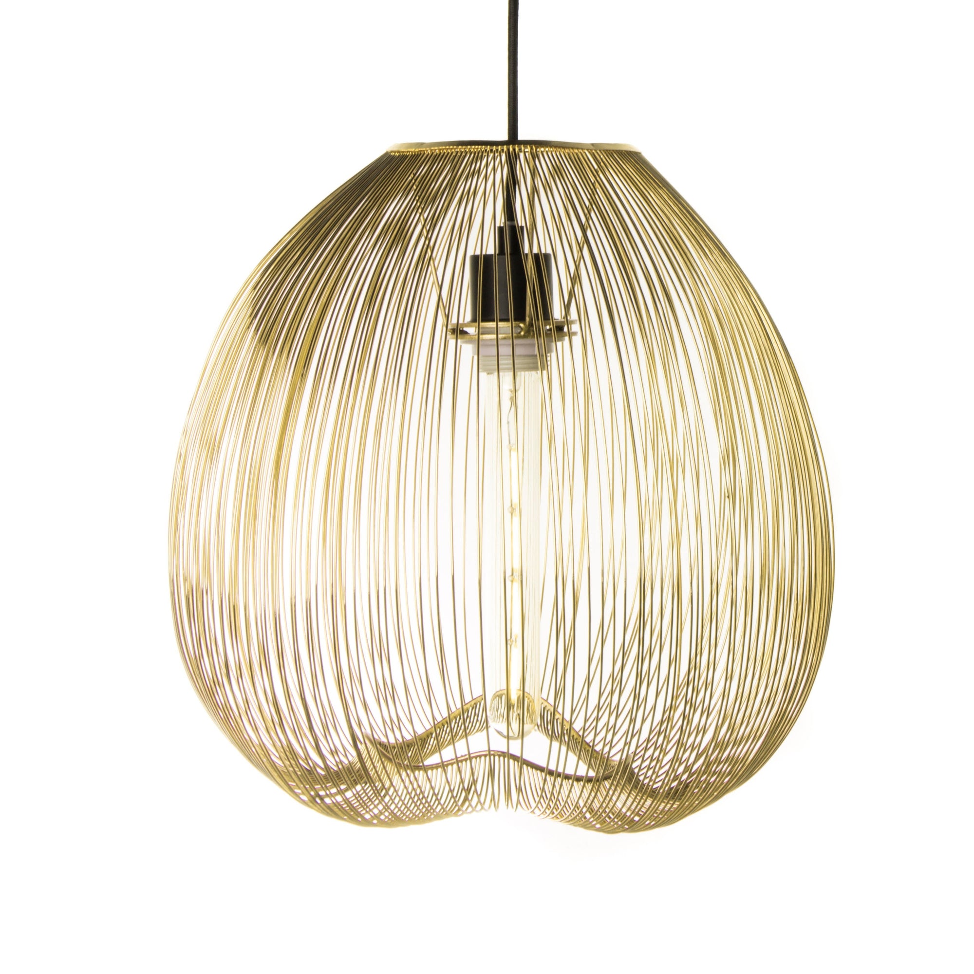 Cage 25 Brass Pendant