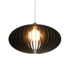 Bach Oval Black Pendant